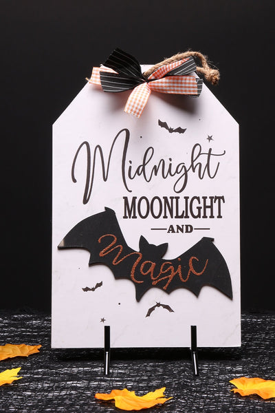 Midnight Moonlight and Magic Wall Tag