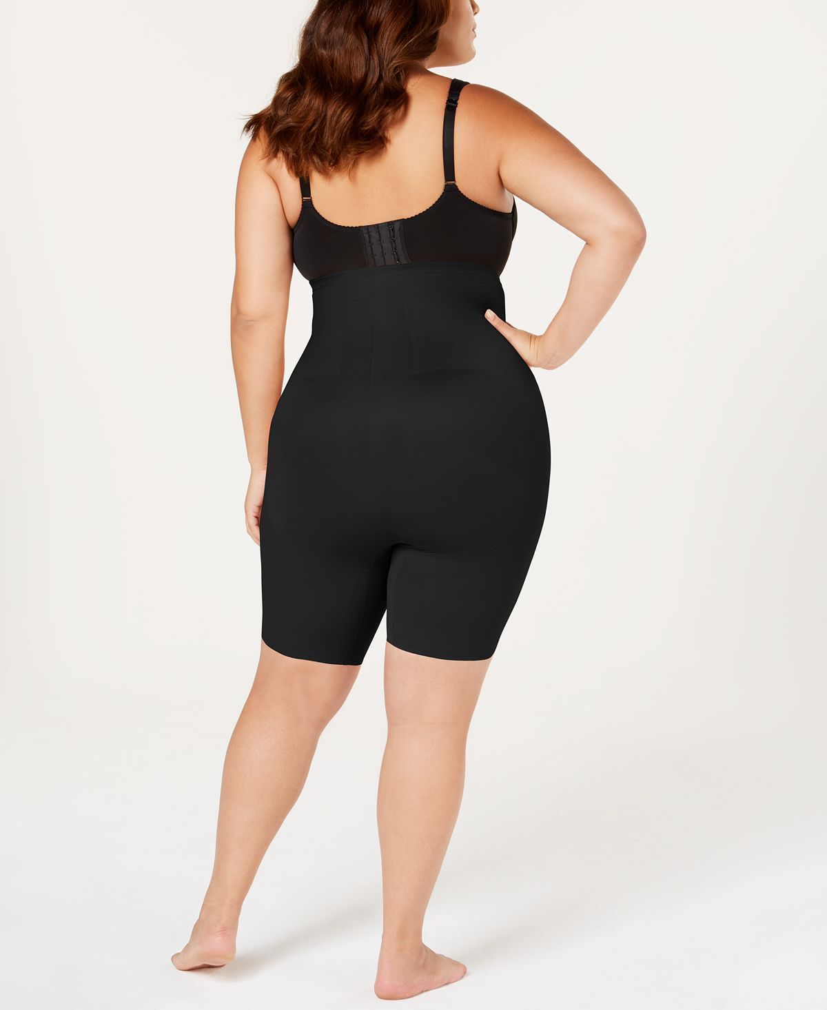 Miraclesuit Wo Plus Extra Firm Flexible-fit High Waist Thigh Slimmer 2939 Black