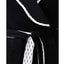 Miss Elaine Knit Short Wrap Robe Black