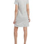 Miss Elaine Lace-trim Knit Nightgown Heather Grey / Ivory Stripe