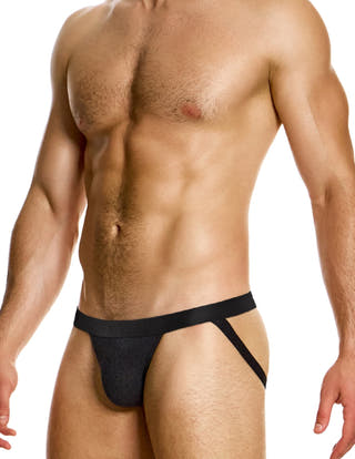 Modus Vivendi Black Purled Jockstrap
