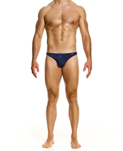 Modus Vivendi Blue Glitter Low-Cut Brief thumbnail 3