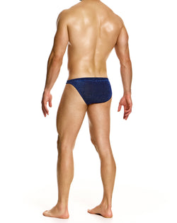 Modus Vivendi Blue Glitter Low-Cut Brief thumbnail 4