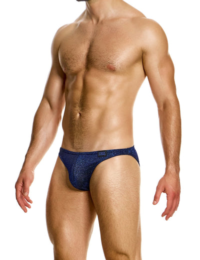 Modus Vivendi Blue Glitter Low-Cut Brief