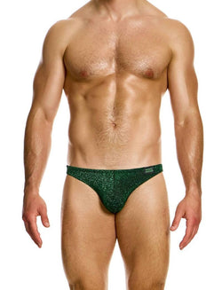 Modus Vivendi Green Glitter Low-Cut Brief thumbnail 1