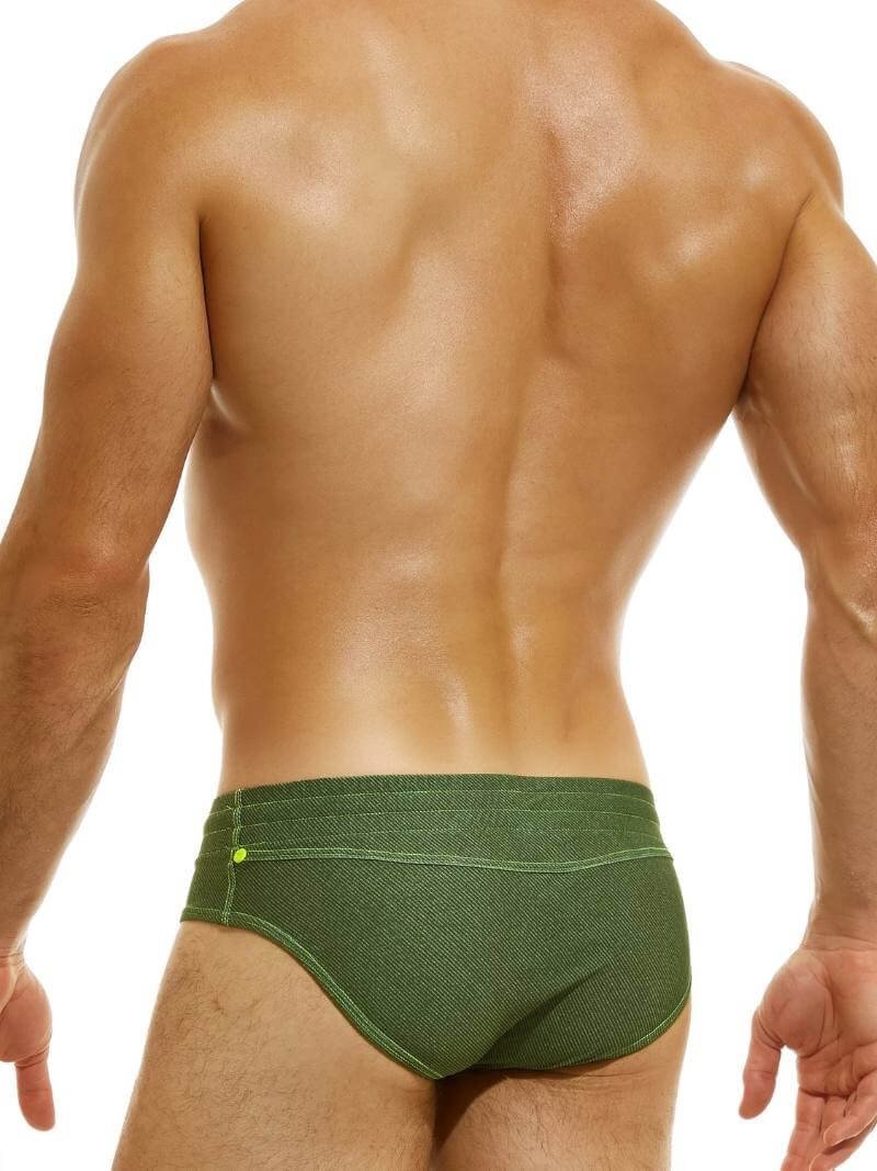 Modus Vivendi Khaki Jeans Swim Brief