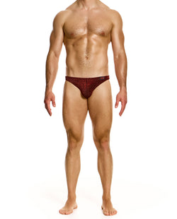 Modus Vivendi Red Glitter Low-Cut Brief thumbnail 2