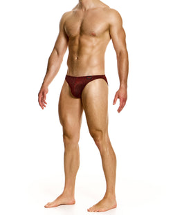 Modus Vivendi Red Glitter Low-Cut Brief thumbnail 3