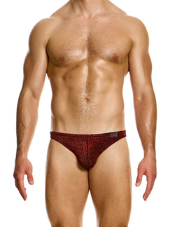 Modus Vivendi Red Glitter Low-Cut Brief thumbnail 1