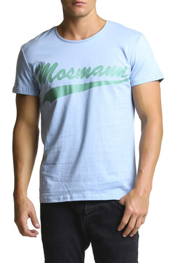 Mosmann Light Blue Logo Tee thumbnail 1