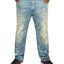 Mvp Collections By Mo Vaughn Productions Mvp Collections Big And Tall Paint Wash Jean Indigo