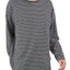 Nana Judy Flint Long-sleeve Striped T-shirt Black White