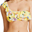 Nanette by Nanette Lepore Monaco Bouquet One Shoulder Bikini Top in Lemon