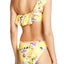 Nanette by Nanette Lepore Monaco Bouquet One Shoulder Bikini Top in Lemon