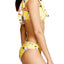Nanette by Nanette Lepore Monaco Bouquet One Shoulder Bikini Top in Lemon