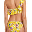 Nanette by Nanette Lepore Monaco Bouquet One Shoulder Bikini Top in Lemon