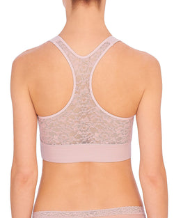 Natori Bliss Femme Racerback Lace Bralette Rose Beige thumbnail 2