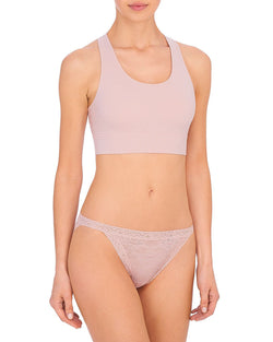 Natori Bliss Femme Racerback Lace Bralette Rose Beige thumbnail 3
