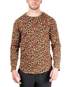 Natori Kaede Leopard-print Raglan Shirt Leopard thumbnail 1