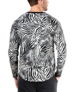 Natori Kaede Leopard-print Raglan Shirt Tiger Iron Gate thumbnail 2