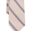 Nautica Benn Stripe Slim Silk Tie Taupe