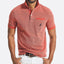 Nautica Classic Fit Jaspe Pocket Polo Ocean Garnet