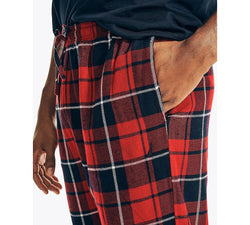 Nautica Flannel Pajama Set Deep Anchor Heather thumbnail 4
