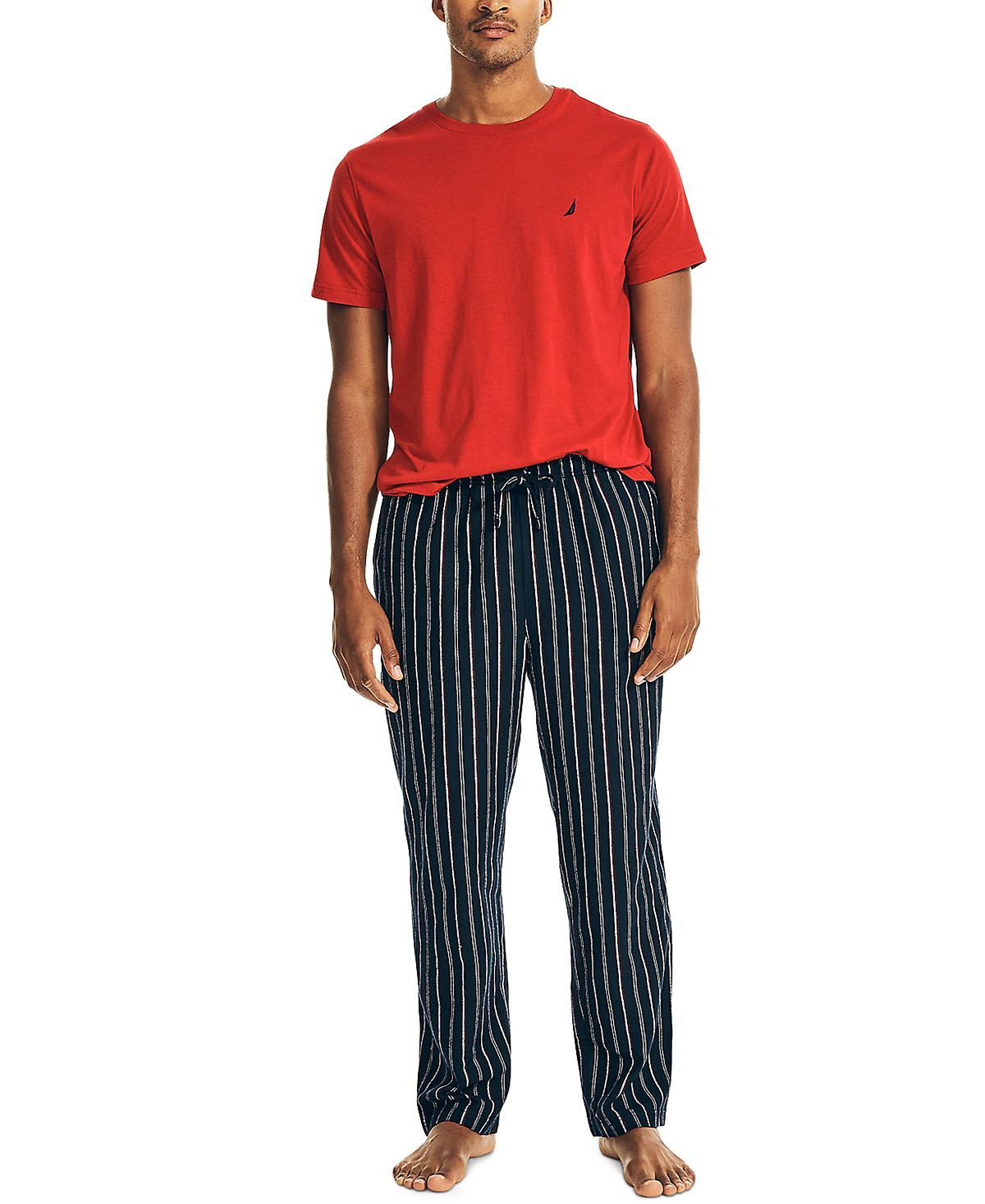 Nautica Flannel Pajama Set Nautica Red