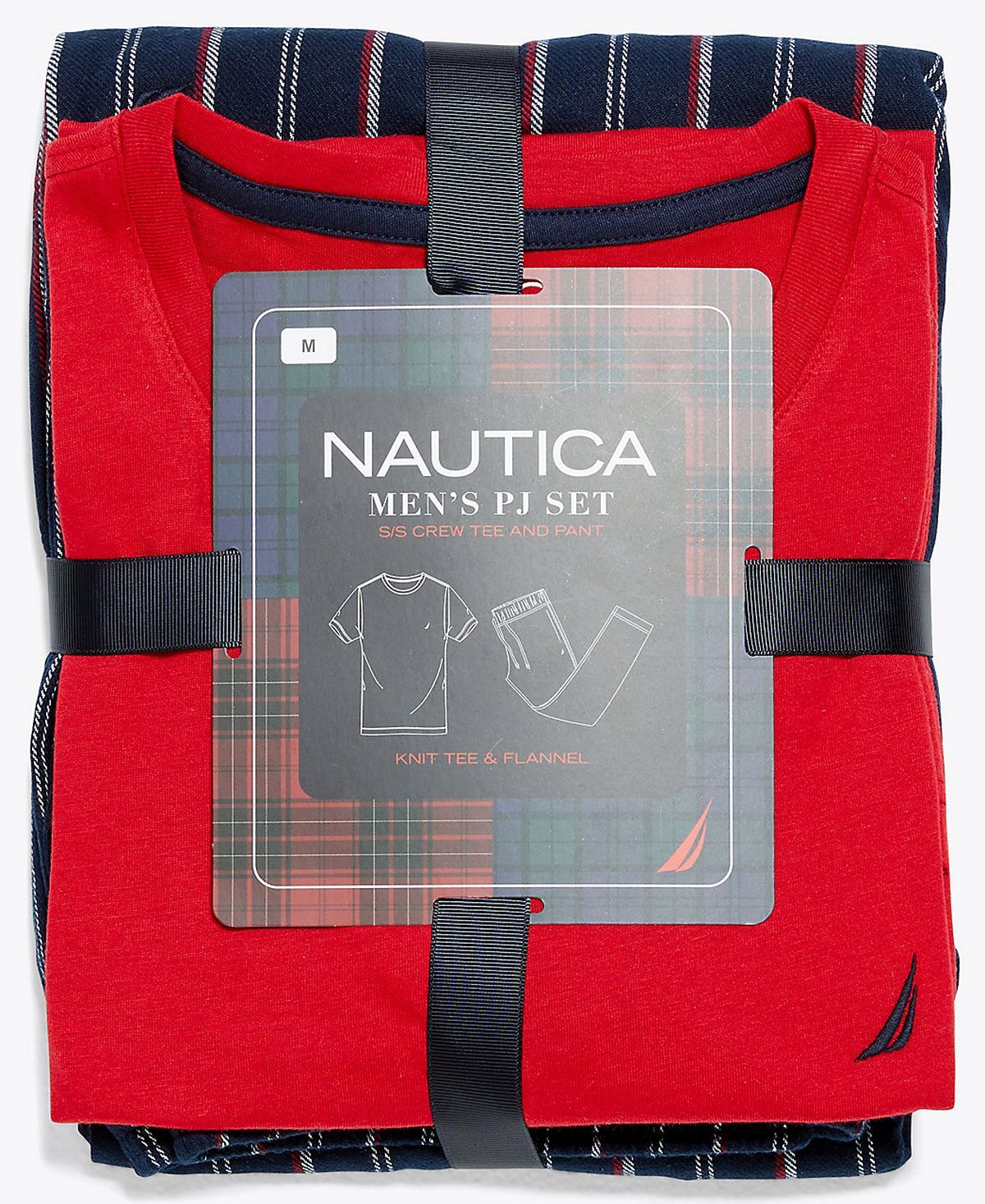 Nautica Flannel Pajama Set Nautica Red
