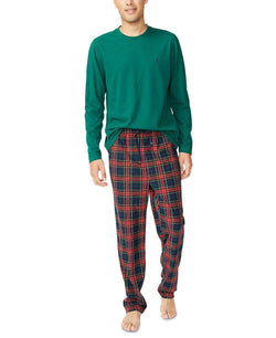 Nautica Fleece Sleep Pants Navy/Red Plaid thumbnail 4