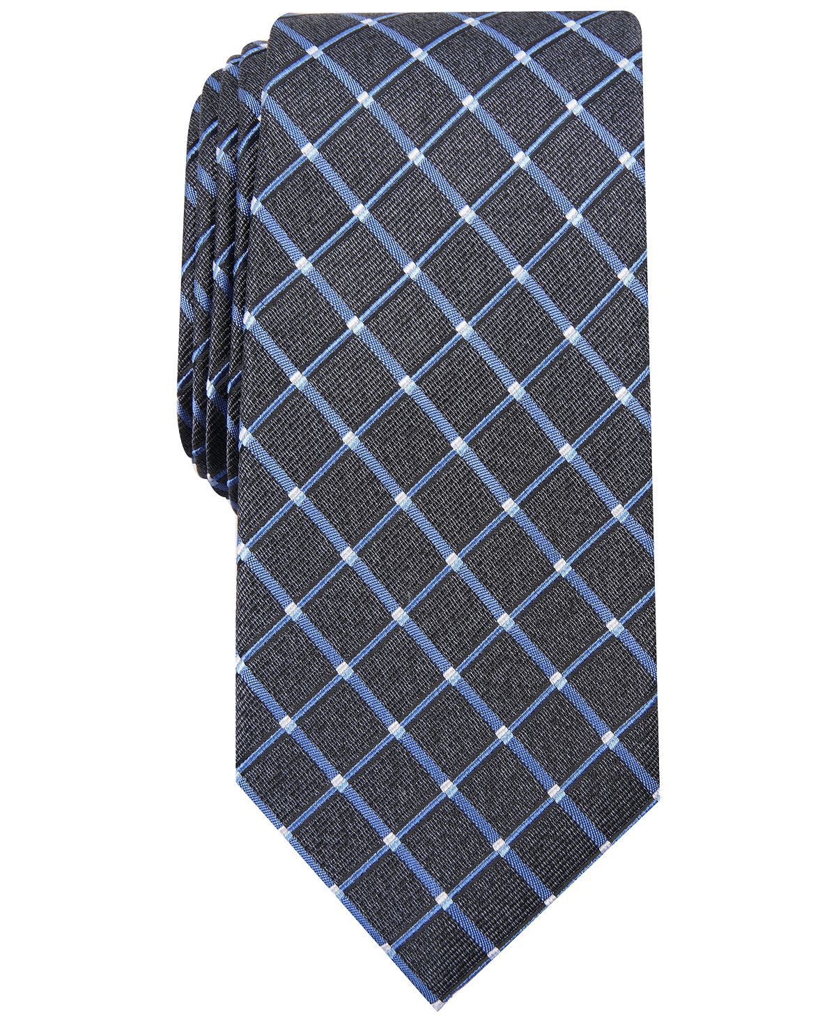 Nautica Harland Grid Slim Tie Black