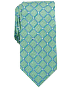 Nautica Harland Grid Slim Tie Green thumbnail 1