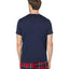 Nautica Men's Flannel Pajama Set deep anchor heather