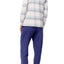 Nautica Multi-Stripe Brushed-Jersey PJ Cardigan