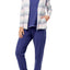 Nautica Multi-Stripe Brushed-Jersey PJ Cardigan