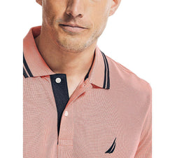 Nautica Navtech Performance Wicking Classic Fit Polo Shirt Sugar Coral thumbnail 3