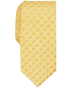 Nautica Pequot Slim Grid Tie Yellow thumbnail 1