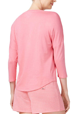 Nautica Pink Dolman Pocket Lounge Top thumbnail 2