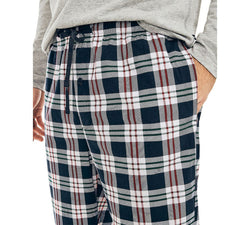 Nautica Sustainably Crafted Cozy Fleece Pants Navy Plaid thumbnail 3
