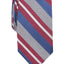 Nautica Varna Stripe Slim Tie Red