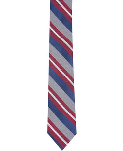 Nautica Varna Stripe Slim Tie Red thumbnail 2