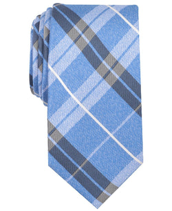 Nautica Veloce Plaid Silk Tie Black thumbnail 1