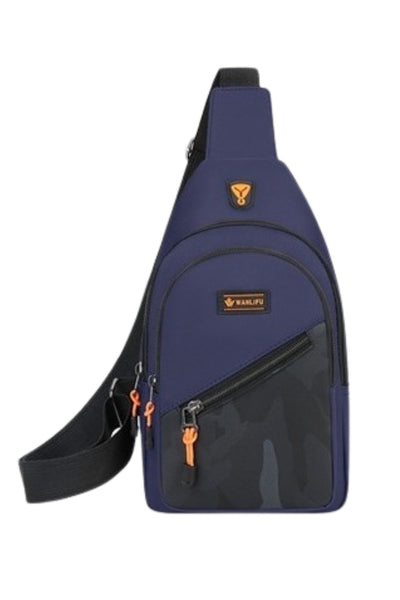 Navy Camo Crossbody