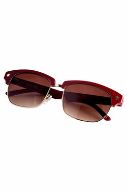 Neo-Ne Burgundy U+2721 Sunglasses thumbnail 3