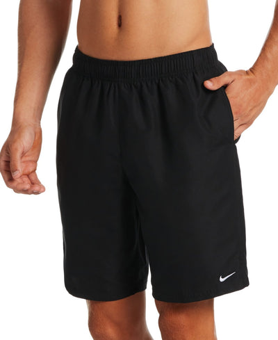Nike Essential Lap Solid 9" Swim Trunks - Black