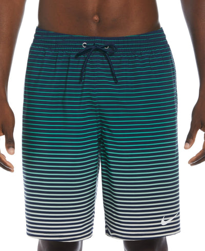 Nike Fade Stripe Breaker Ombre 9" Swim Trunks - Midnight Navy