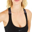 Nike Onyx Flash Metallic Cut-out One-piece Swimsuit Black