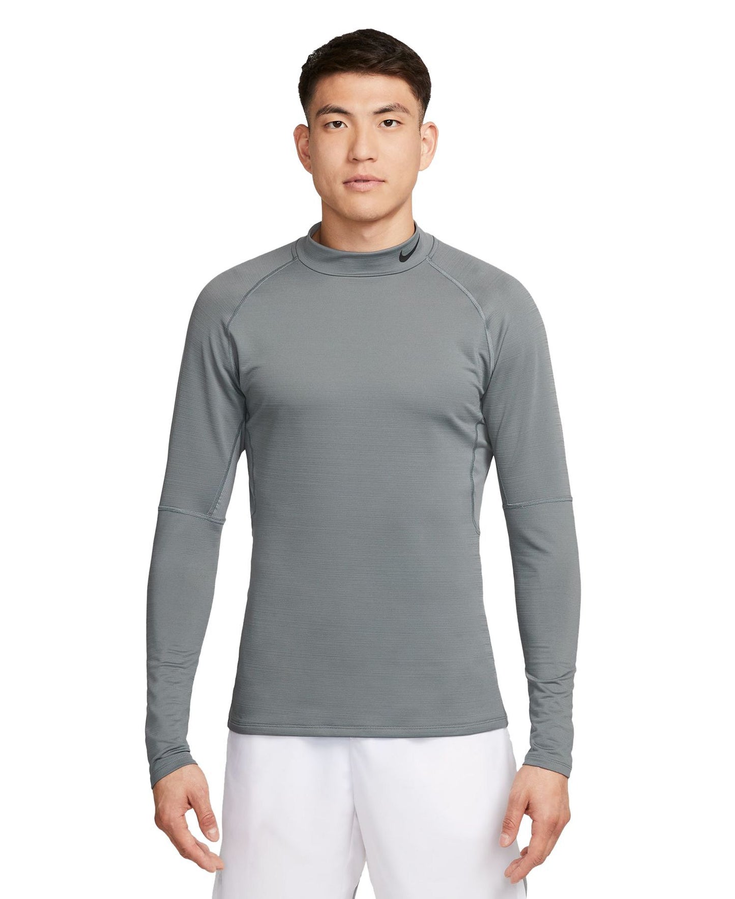 Nike Pro Slim-Fit Dri-FIT Mock Neck Long-Sleeve Fitness Shirt