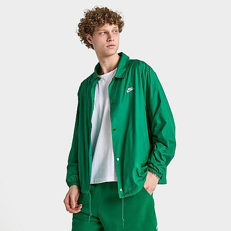Nike Relaxed Fit Club Coaches Jacket - Malachite/white malachite,white