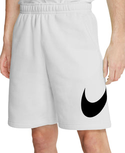 Nike Sportswear Club Fleece Logo Shorts White thumbnail 1